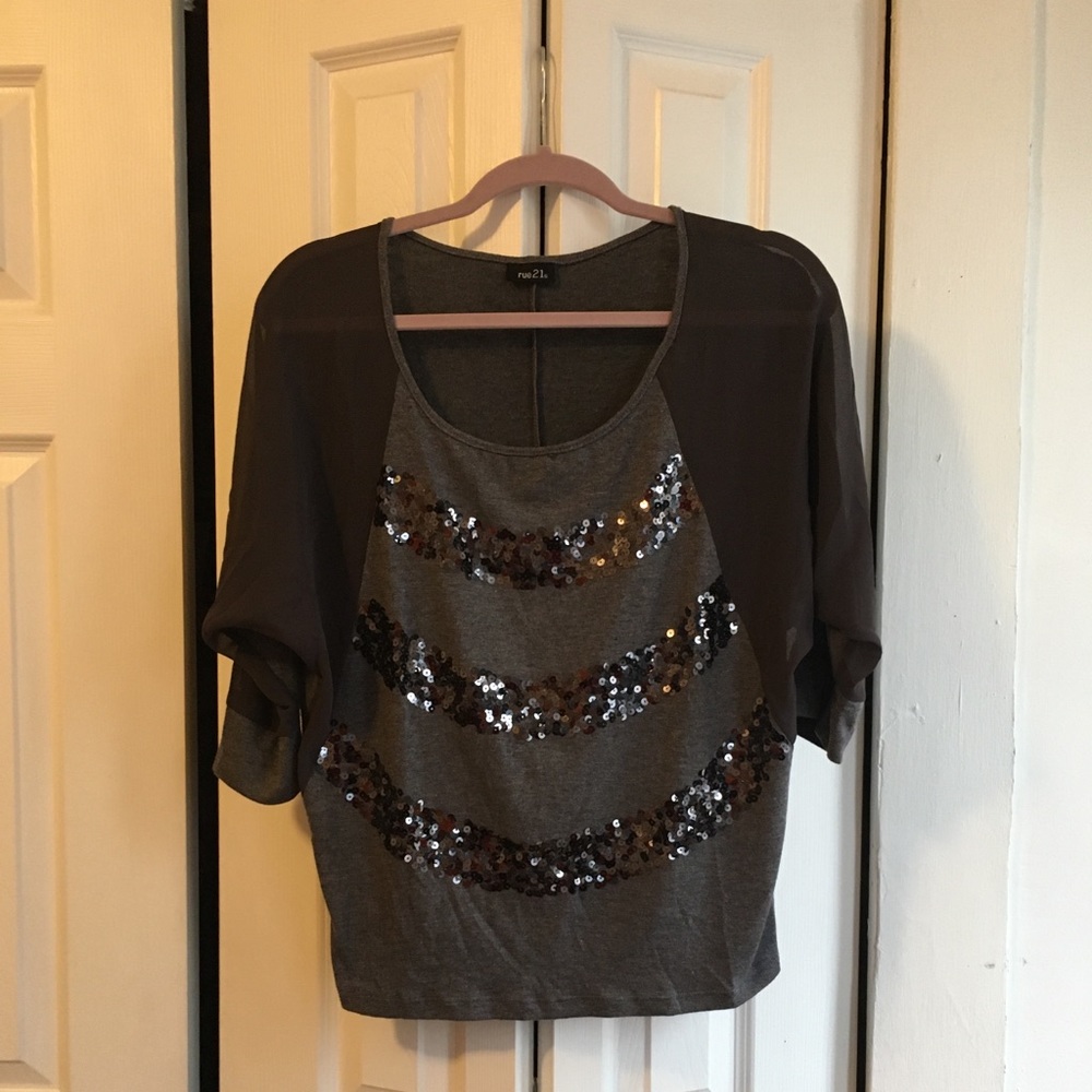 Rue 21 Sequin Shirt